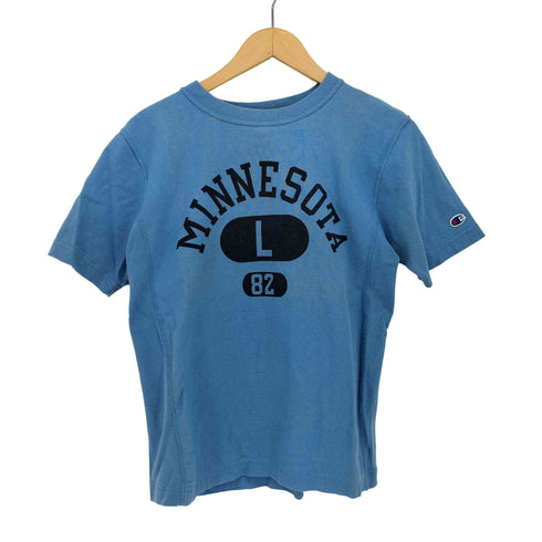 チャンピオン Champion 3段プリント 袖刺繍  MINNESOTA REVERSE WEAVE T-SHIRT ミネソタ リバースウィーブ Tシャツ メンズ import:M